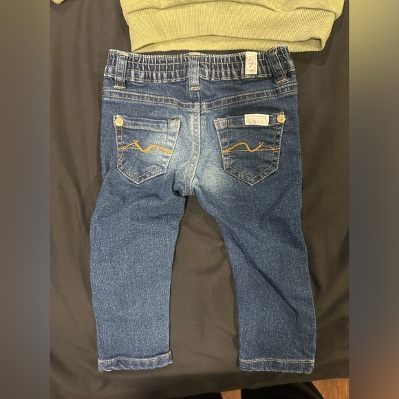 Baby Boy 7 For All Mankind Two Piece Set NEW 12 Months - Picture 3 of 9